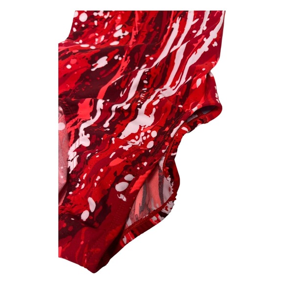Nike Swim Splash Modern Cut Out One Piece, TEAM RED WOMANS size 26‎ NEW TAGS 2 - Picture 3 of 5